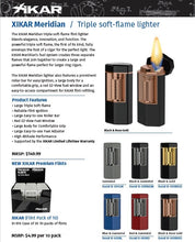 Load image into Gallery viewer, Xikar Meridian Triple Soft Flame Lighter